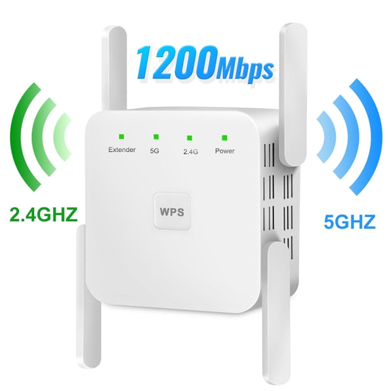 Repetidor WiFi Wireless 2.4G 5Ghz 1200Mbps